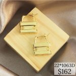 ARETE DE CANDADO CON UNA PIEDRA CZ