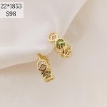 HUGGIE CIRCULO GRABADO CIRCONIA