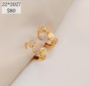 HUGGIE CIRCULOS CZ DESALINEADOS