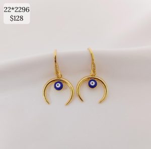 ARETE LUNA HACIA ABAJO CON OJO