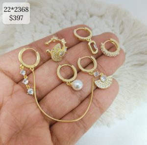 KIT HUGGIES ABANICO BRILLOS