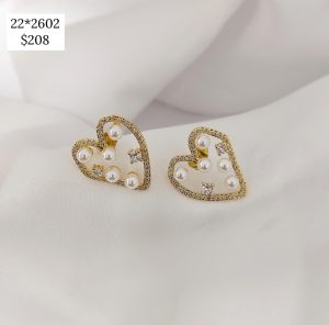 ARETE CORAZ?N ZIRCONIA CON PERLAS