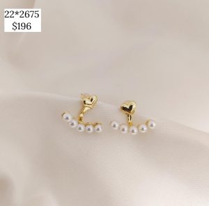 ARRACADA CORAZ?N CON PERLAS