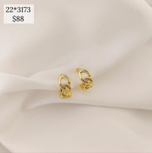 ARETE EAR CUFF TIPO CADENA CON CZ