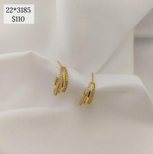 ARETE TRIPLE DOS LINEAS ZIRCONIA