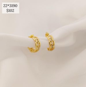 ARRACADA TIPO CADENA CON CZ