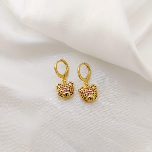 HUGGIE CON OSITO ZIRCONIA