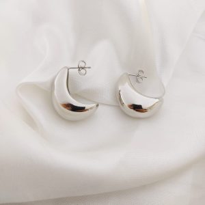 ARRACADA LUNA BOMBEADA POSTE