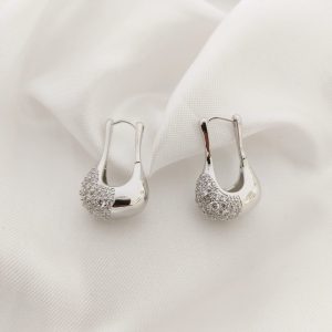 ARETE BOLSA ALARGADA MITAD CIRCONIAS