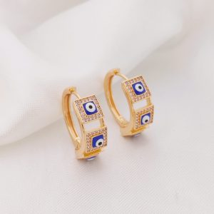 HUGGIES RIEL CUADRO DE CIRCONIAS CENTRO OJO COLOR