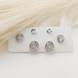 KIT 3 BROQUELES OVALOS