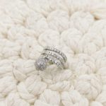 EAR CUFF 3 AROS COLGANTE BOLA