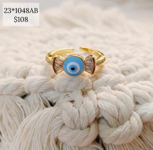 ANILLO OJO CON CZ CORONA