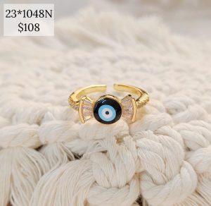 ANILLO OJO CON CZ CORONA