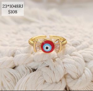 ANILLO OJO CON CZ CORONA