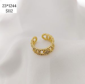 ANILLO DOBLE FLOR DE CUATRO