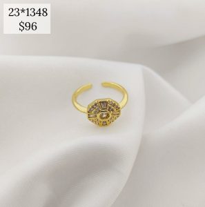 ANILLO DELGADO CIRCULO Y CRUZ CON ZIRCONIA