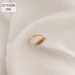 ANILLO OVALADO CON PAVE