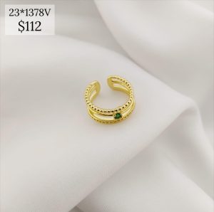 ANILLO TRES AROS CON ZIRCONIAS