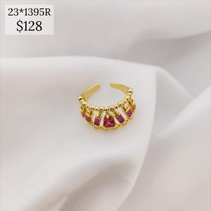 ANILLO ANCHO BAGUETTE VERTICAL