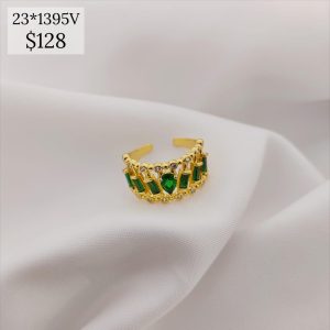 ANILLO ANCHO BAGUETTE VERTICAL