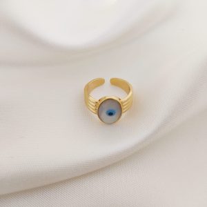 ANILLO OVALO MP OJO SOBRE ARO RAYAS