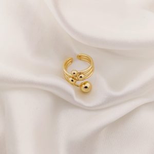 ANILLO 4 LINEAS CON ESFERAS