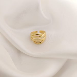 ANILLO 4 LINEAS ANCHO