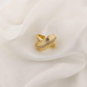 ANILLO X LINEA LISA , LINEA CONCAVA RAYAS/PAVE