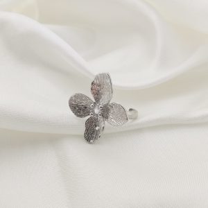 ANILLO ORQUIDEA TEXTURA CZ CENTRO