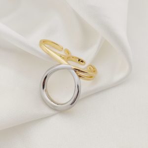 ANILLO 2 DEDOS CON ARO DE FRENTE