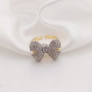 ANILL0 MO?O MARIPOSA CZ PAVE