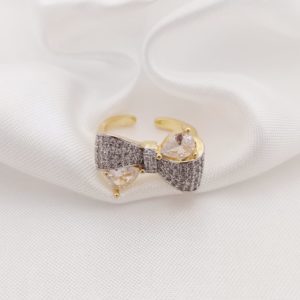 ANILLO MO?O PAVE CON GOTAS CZ