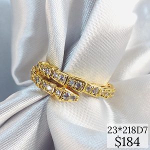 ANILLO CHAPA, VIBORA CON ZIRCONIA