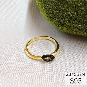 ANILLO FINO BOCA COLOR NEGRO