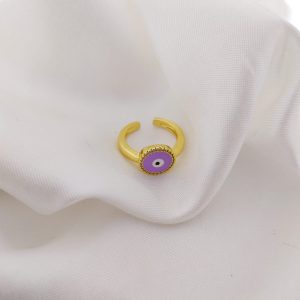 ANILLO OJO CON PINTURA ACRILICA