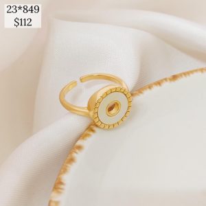 anillo rondana de madre perla