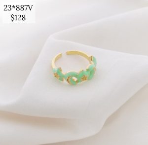 ANILLO RESINA COLOR LUNA Y ESTRELLA