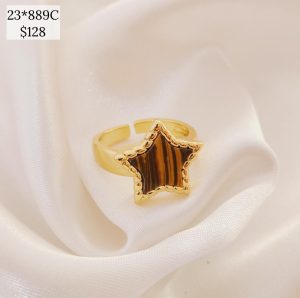 ANILLO ESTRELLA COLORES CONTORNO CUERDA