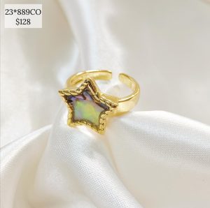 ANILLO ESTRELLA COLORES CONTORNO CUERDA
