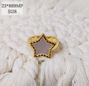 ANILLO ESTRELLA COLORES CONTORNO CUERDA