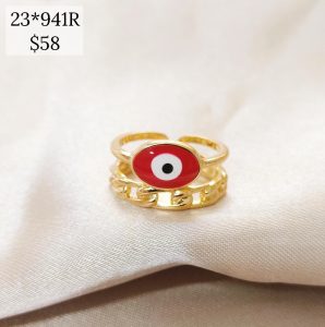 ANILLO OJO COLOR Y BANDA CAD PLANCHADA