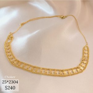 Choker estrellas entre dos cadenitas