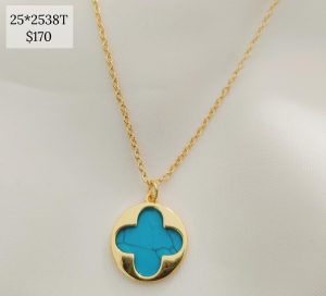 COLLAR DISCO CON FLOR DE COLOR