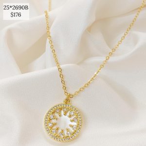 COLLAR DISCO CON ESTRELLA BARROCA FONDO COLOR