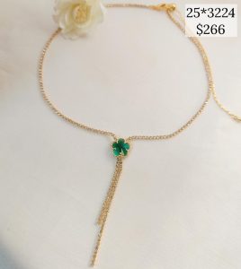 CORBATERO CAD BRILLOS FLOR CIRC VERDE