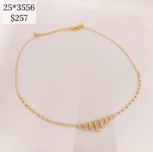 CHOKER DE BAGUETTES EN FORMA CENTRO PIRAMIDES