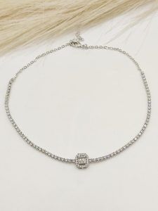 CHOKER CZ CENTRO CZ RECTANGULAR