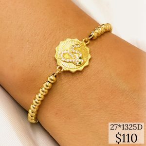 PULSO BOLITAS DIJE MONEDA CON VIVORA