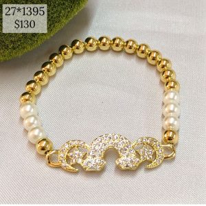 PULSO PERLA ELASTICO ESTRELLA LUNA ARCOIRIS